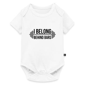 Fitness - Baby Premium short-sleeve bodysuit - white - Front