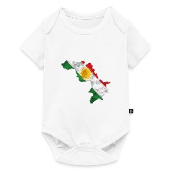 Kurdistan, drapeau kurde - Body à manches courtes Premium Bébé - blanc - Devant