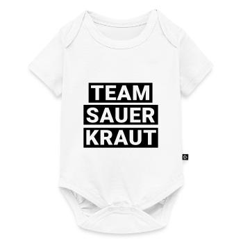 Team Sauerkraut - Baby Premium Kurzarmbody - Weiß - Vorne