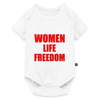 Women life freedom - Body à manches courtes Premium Bébé - blanc - Devant