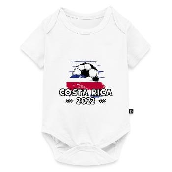 Costa Rica Costa Rica 2022 Football - Baby Premium short-sleeve bodysuit - white - Front