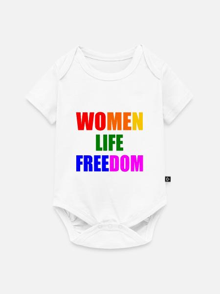 Women life freedom - Baby Premium Kurzarmbody - Weiß