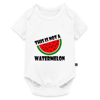 THIS IS NOT A WATERMELON - Body à manches courtes Premium Bébé - blanc - Devant