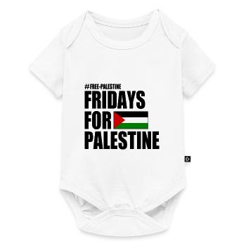 Free palestine fridays for palestine - Baby Premium short-sleeve bodysuit - white - Front