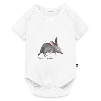 Niedliche Bilby-Malerei - Baby Premium Kurzarmbody - Weiß - Vorne