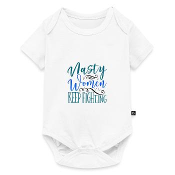 Women's Inspirational Gift Nasty Women Keep - Baby Premium short-sleeve bodysuit - white - Front