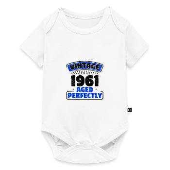 Vintage 1961 Aged Perfectly Birthday Gifts - Baby Premium short-sleeve bodysuit - white - Front