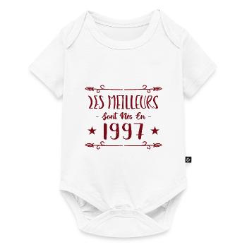 Les meilleurs sont nés en 1997 - Body à manches courtes Premium Bébé - blanc - Devant