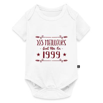 Les meilleurs sont nés en 1999 - Body à manches courtes Premium Bébé - blanc - Devant