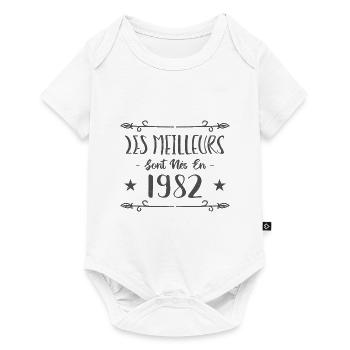 Les meilleurs sont nés en 1982 - Body à manches courtes Premium Bébé - blanc - Devant