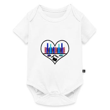 Book Lover Books Inside a Heart Gifts for - Baby Premium short-sleeve bodysuit - white - Front