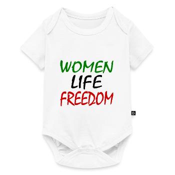Women life freedom iran - Body à manches courtes Premium Bébé - blanc - Devant