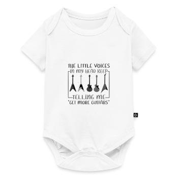 Guitarist Gift Little Voice in Head Telling Me to - Baby Premium short-sleeve bodysuit - white - Front