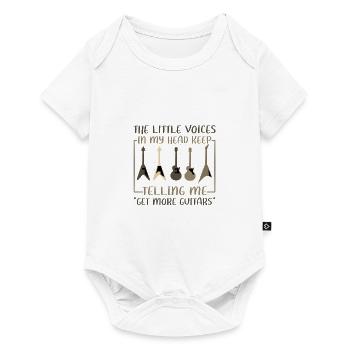 Guitarist Gift Little Voice in Head Telling Me to - Baby Premium short-sleeve bodysuit - white - Front