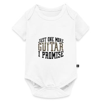 Guitarist Gift Just One More Guitar I Promise - Baby Premium short-sleeve bodysuit - white - Front