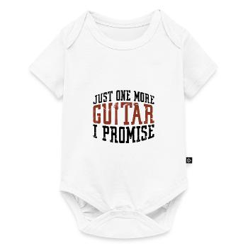 Guitarist Gift Just One More Guitar I Promise - Baby Premium short-sleeve bodysuit - white - Front