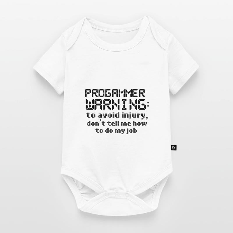 Computer Programming Avoid Injury Don't Tell Me Baby Premium short-sleeve bodysuit