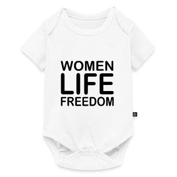 Women life freedom - Body à manches courtes Premium Bébé - blanc - Devant
