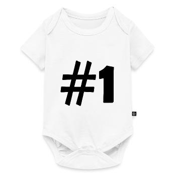 #1 - Body à manches courtes Premium Bébé - blanc - Devant