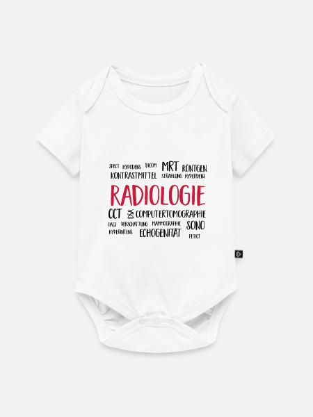 radiologiecloud - Baby Premium Kurzarmbody - Weiß