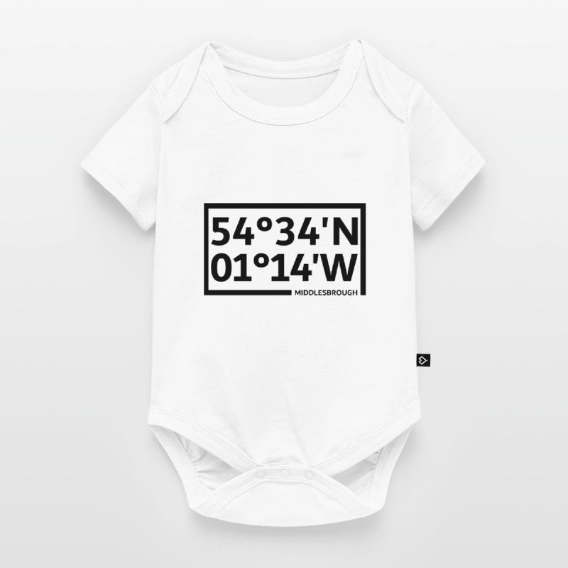 Middlesbrough coordinates Baby Premium short-sleeve bodysuit