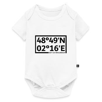 Issy-les-Moulineaux coordinates - Baby Premium short-sleeve bodysuit - white - Front