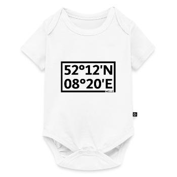 Coordonnées de Melle - Body à manches courtes Premium Bébé - blanc - Devant