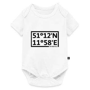 Weißenfels coordinates - Baby Premium short-sleeve bodysuit - white - Front