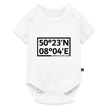 Limburg an der Lahn coordinates - Baby Premium short-sleeve bodysuit - white - Front