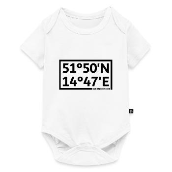 Wernigerode Koordinaten - Baby Premium Kurzarmbody - Weiß - Vorne