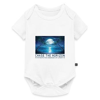 Chasing the horizon Saying Sayings Motto - Baby Premium short-sleeve bodysuit - white - Front