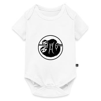Cheerful sloths animal - Baby Premium short-sleeve bodysuit - white - Front