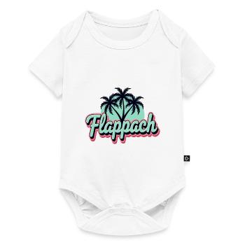 Flappach Ravensburg Palm Trees - Baby Premium short-sleeve bodysuit - white - Front