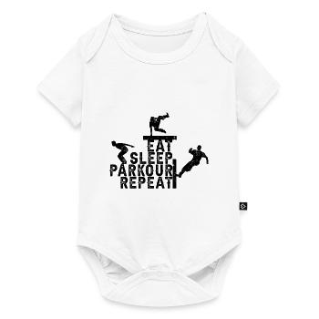 Cycle de Parkour - Body à manches courtes Premium Bébé - blanc - Devant