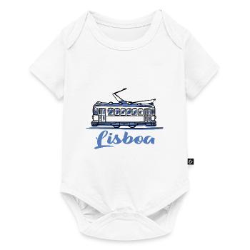 Lisbon - Lisboa - Baby Premium short-sleeve bodysuit - white - Front