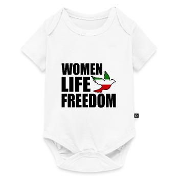 Women life freedom - Baby Premium short-sleeve bodysuit - white - Front