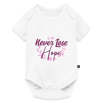 October Rose Hope For All - Baby Premium short-sleeve bodysuit - white - Front