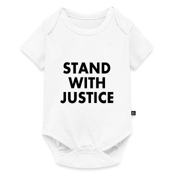 Stand with justice - Baby Premium short-sleeve bodysuit - white - Front