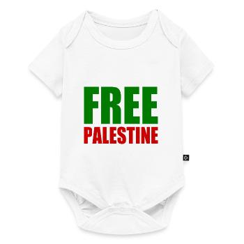 Free palestine - Baby Premium short-sleeve bodysuit - white - Front