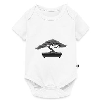 Bonsai Larch in Bowl Japan Japanese - Baby Premium short-sleeve bodysuit - white - Front