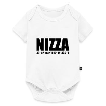 Nice coordinates - Baby Premium short-sleeve bodysuit - white - Front