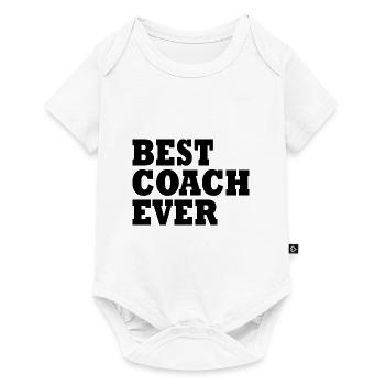 Best coach ever - Body à manches courtes Premium Bébé - blanc - Devant