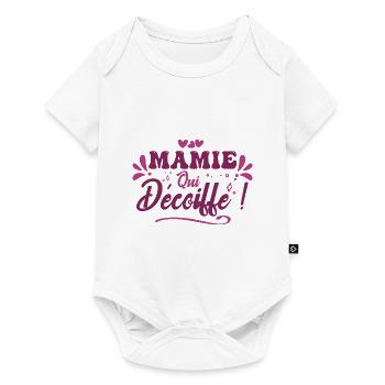Best granny who blows his hair, grandma gift idea - Baby Premium short-sleeve bodysuit - white - Front