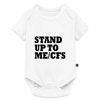 Mecfs - Stand up to me/cfs - Baby Premium Kurzarmbody - Weiß - Vorne