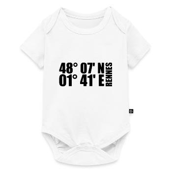 Rennes coordinates - Baby Premium short-sleeve bodysuit - white - Front