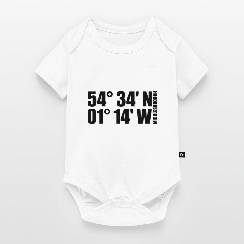 Middlesbrough coordinates Baby Premium short-sleeve bodysuit