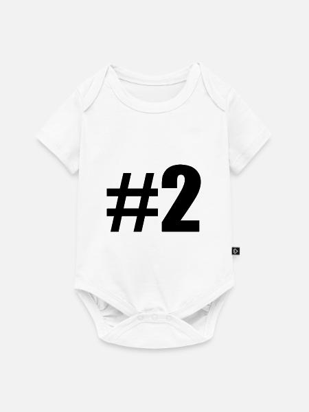 #2 - Baby Premium Kurzarmbody - Weiß