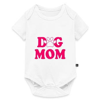 Dog mom - Body à manches courtes Premium Bébé - blanc - Devant
