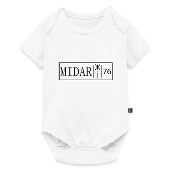 Midar 76 Original Rif Nummernschild - Baby Premium Kurzarmbody - Weiß - Vorne