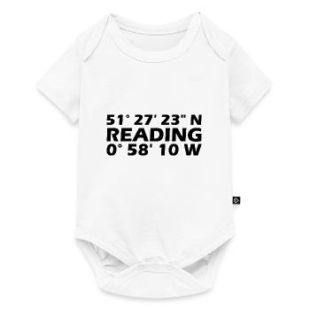 Reading Coordinates - Baby Premium short-sleeve bodysuit - white - Front